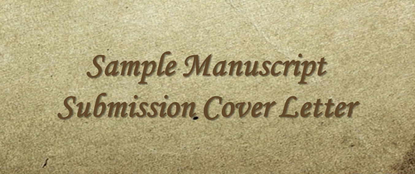 Manuscript submission letter template