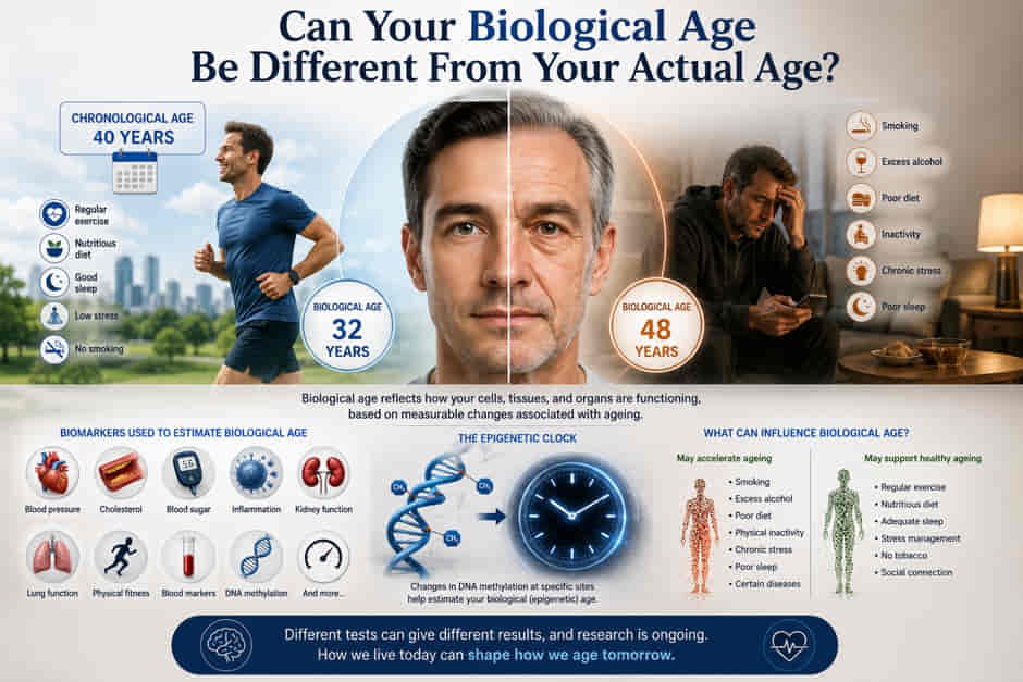 Can your biological age reveal a younger body than your birthday says?