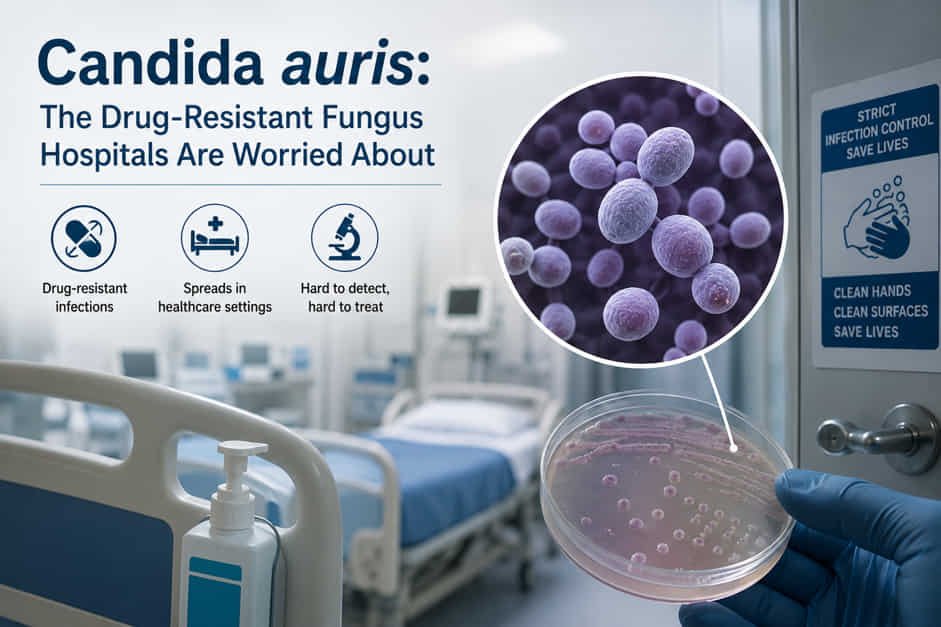 Candida auris: The Drug-Resistant Fungus Hospitals Are Worried About