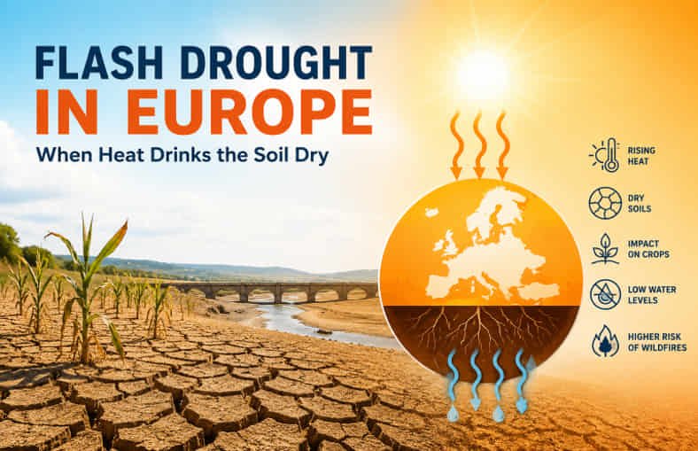 Flash Drought Sweeps Europe: How Extreme Heat Is Draining the Continent