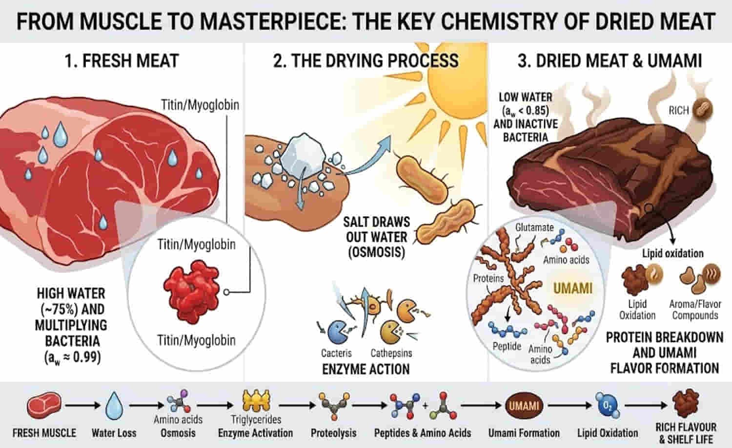 How drying transforms fresh meat into a long lasting flavour masterpiece