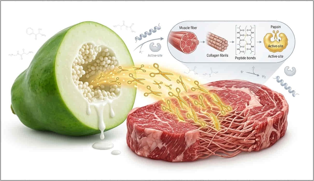The Hidden Battle Between Green Papaya and Tough Meat