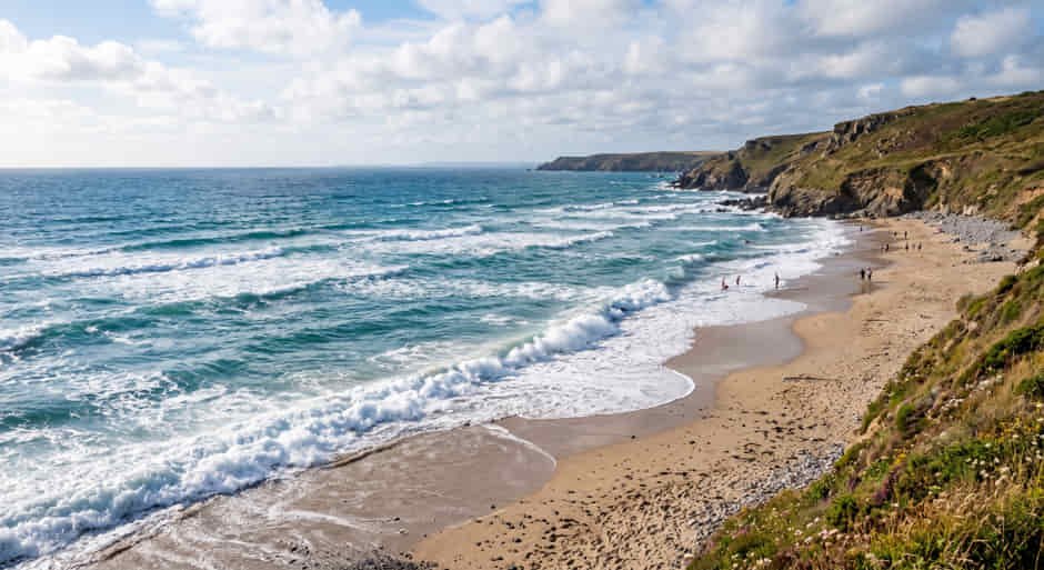 Why do ocean waves turn white when they finally reach the shore?