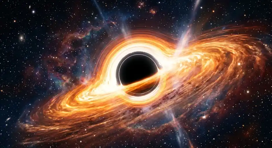 A black hole hiding inside a star