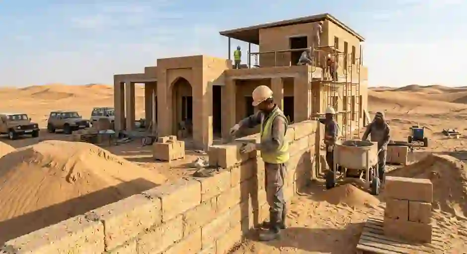 Can desert sand become the next building material?