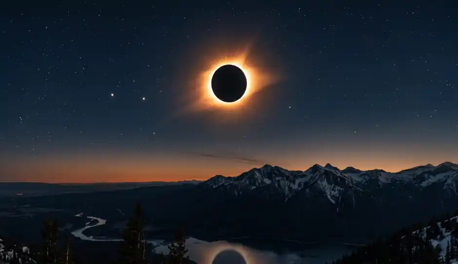 The Moon Is About to Hide the Sun