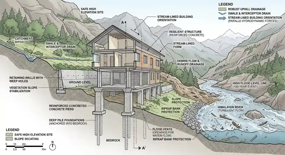 When the Mountain sends a wave: Building homes that can survive the next Himalayan flood