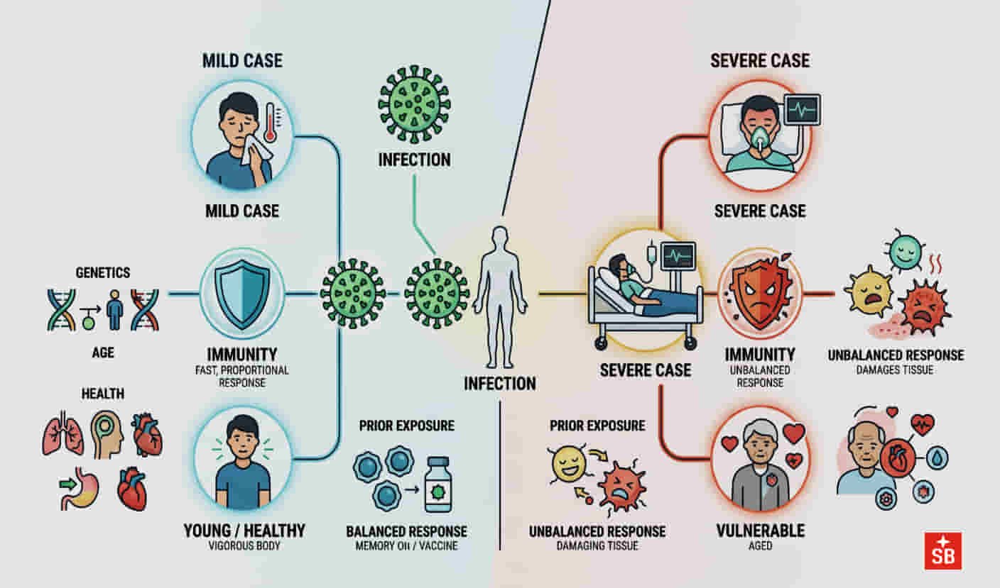 Why the same virus affects people differently the hidden battle within
