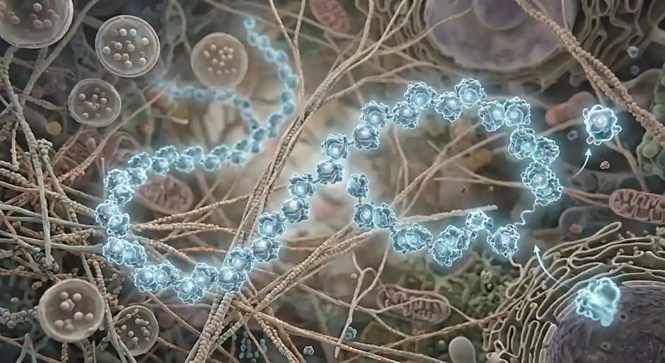 A memory-forming protein builds molecular chains inside brain cells