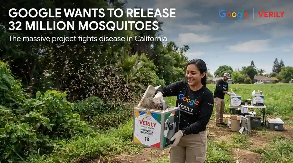 Google wants to release 32 million mosquitoes
