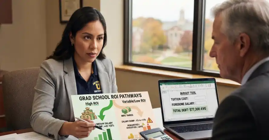 How lucrative are graduate degrees in the US