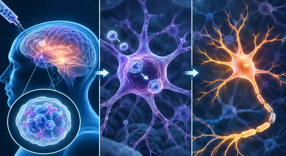 Scientists developed a gel that can turn brain cells into neurons
