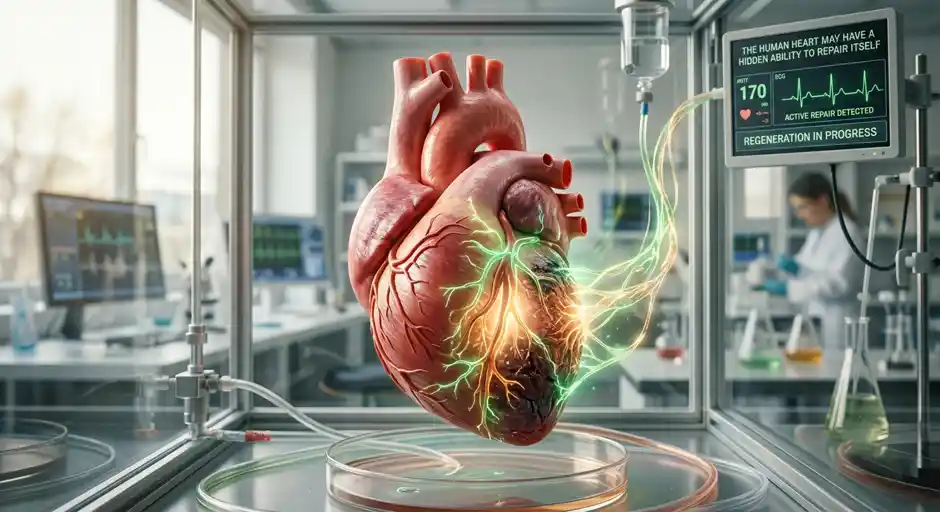The human heart may have a hidden ability to repair itself