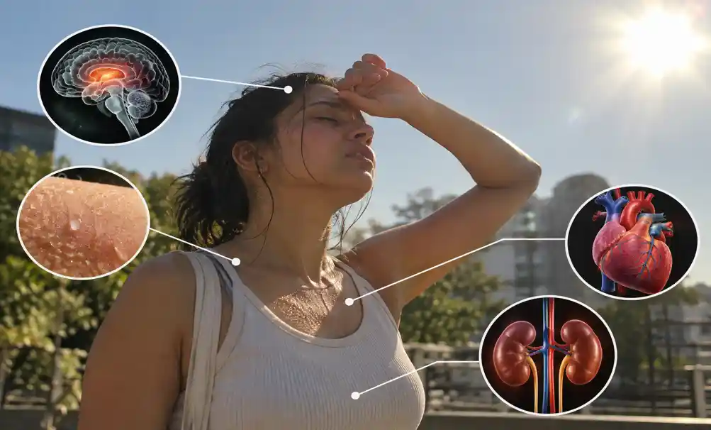 What happens to your body when earth gets too hot
