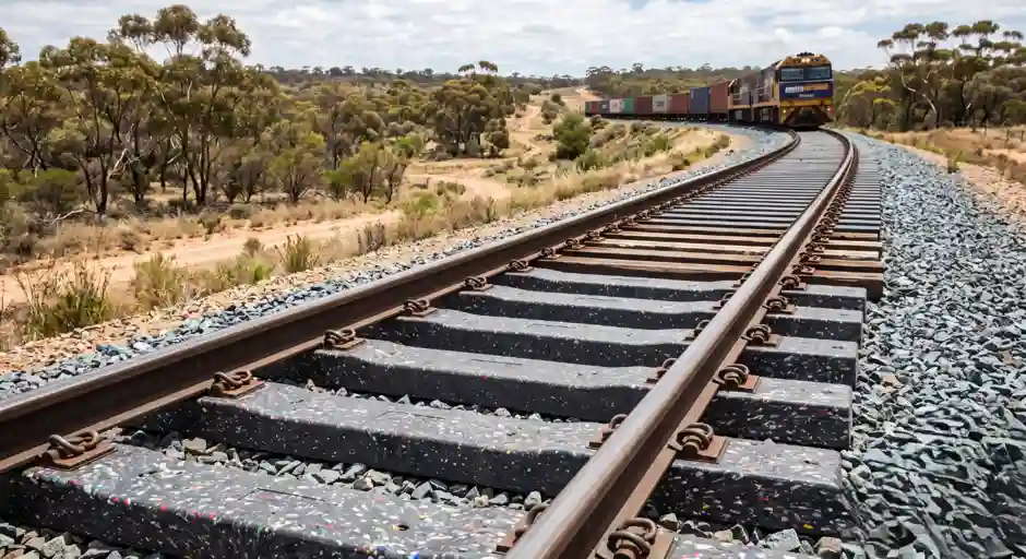 Australia found a new use for plastic waste: railway tracks