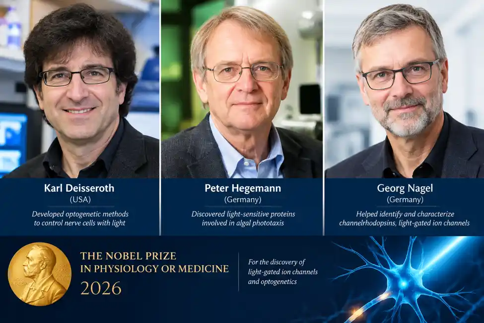 Nobel prize honors the scientists who taught brain cells to respond to light
